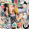 simarro Pack of 60 Stickers, Love World Peace Sticker Set,