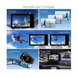 Dragon Touch 4K Action Camera 16MP Vision 3 Underwater Waterproof Camera 170°