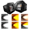 SLARY 2PCS 5 Inch Flush Mount LED Pods 6 Modes