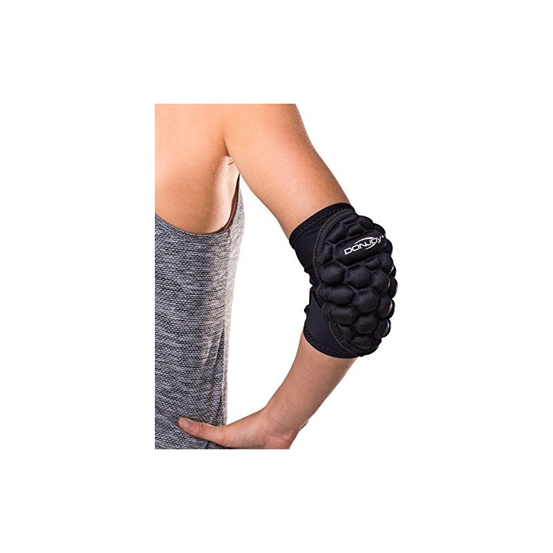 DonJoy Spider Elbow Pad Sleeve, Large, Black