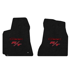 Lloyd Mats Custom-Fit Carpeted Floor Mats Premium Luxury Car Floor Liners for Dodge Charger 2006-2010 - Rear Wheel Drive Only (2PC - Charger RT, Charcoal)