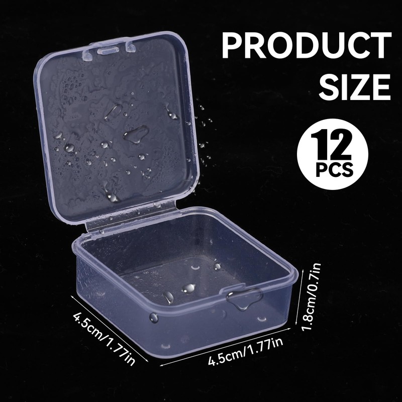 Mozeat Lens Pack of 12 Small Storage Boxes 4.5 x