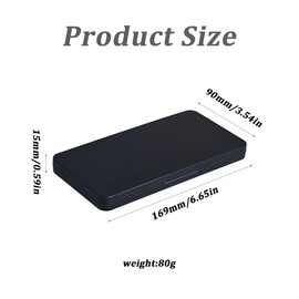 48 Slots Memory Card Case Holder, 1 Piece Portable SD Card Case, SD Card Holder for Memory SD Card and Micro SD Card, with 24 SD Cards Slots & 24 Micro SD Cards Slots, black