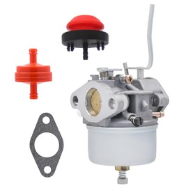 Hypersky 632114 Carburetor for Tecumseh H35 Engine 4-Cycle Horizontal Engine with Fuel Filter Primer Bulb