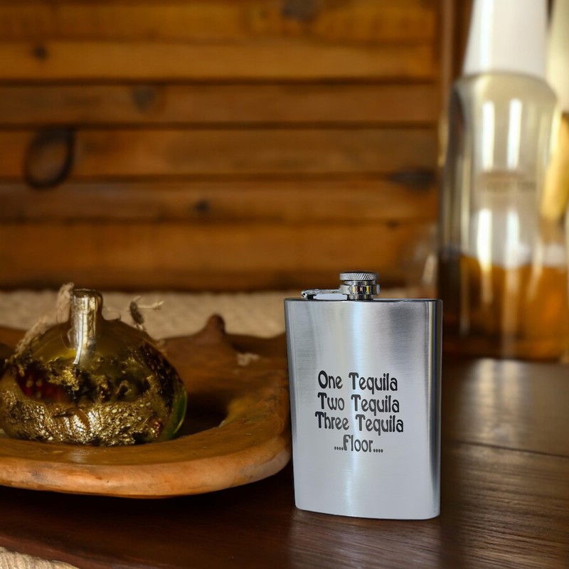 8oz One Tequila Two Tequila Three Tequila Floor Flask