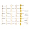 50Pcs Wool Felt Mandrel Mounted Grinding Polishing Wheel Buffing Wheel