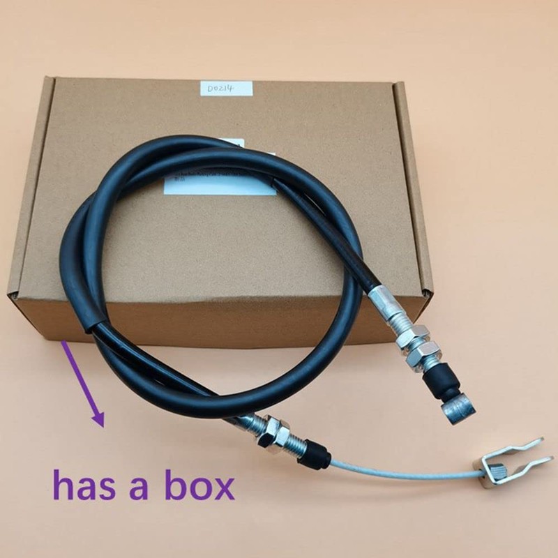 Left Rear Brake Parking Cable Set Compatible with Kawasaki Mule