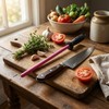 VIGORCRAFT Ruby Sharpener Rod: Durable Knife Sharpener, Harder Than Steel