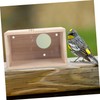 BESPORTBLE Wood Bird Nest Breeding Box Outdoor Cockatiel Nesting Box