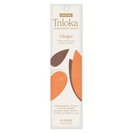 Triloka Original Incense, Ginger, 10 Sticks