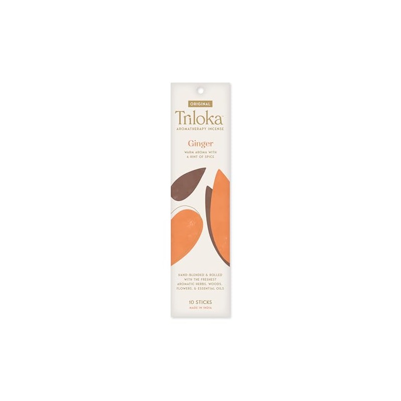 Triloka Original Incense, Ginger, 10 Sticks