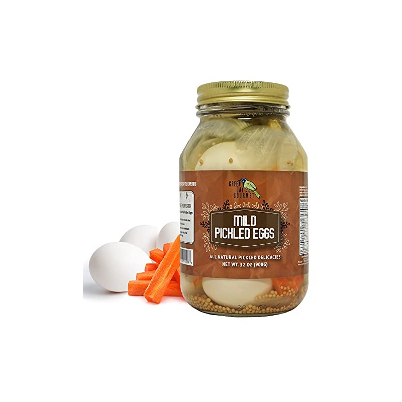 Green Jay Gourmet Mild Pickled Eggs in a Jar –