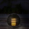 Solar Lantern Handle 15 x 33 cm Plastic Black 12