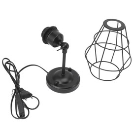 Farmhouse Wall Light Fixtures Industrial Wall Mount Vintage Bedside Light Cage E27 E26 Lamp Holder with Switch  100‑240V