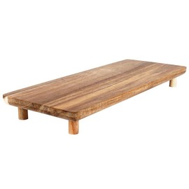 Wooden Chopping Board Serving Board with Feet 36 x 14.5 x 4 cm