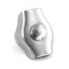 10 pcs galvanised steel simplex wire rope clip 8mm