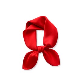 MEISEE 100% Pure Mulberry Silk Scarf 26"x26"(in) Square Scarf Head Neck Headscarf for Women with Gift Packed-red