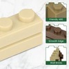 ekuzi Masonry Profile Building Bricks Set, Building Blocks Includes Medium