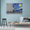 Banksy Wall Art Boys Starry Night Street Graffiti Pictures Wall