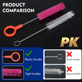 YZAHGDS Cpap Mask Brush, Flexible Long Brushes for Cleaning Tubes,Dual Flex End CPAP Cleaner Brush -Stronger Stainless Tube Brush,Cpap Cleaning Supplies Cleaner Brush Kit