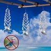 MEZOKUCEL Anti-Bird Deterrent Reflective Ornamental Spiral Device, 6Pcs Hanging Bird