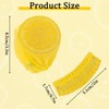 TIESOME 100 Pack Lemon Wedge Stretch Wraps Covers, Lemon Nets