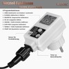 VOLTRONIC LED Lichterkette, IP44, Modell- und Farbwahl, 100 LEDs, Transparentes