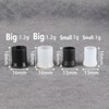 MAYBAO Black Pipe Mouth Pieces Custom STEM Lip Protector Pipe