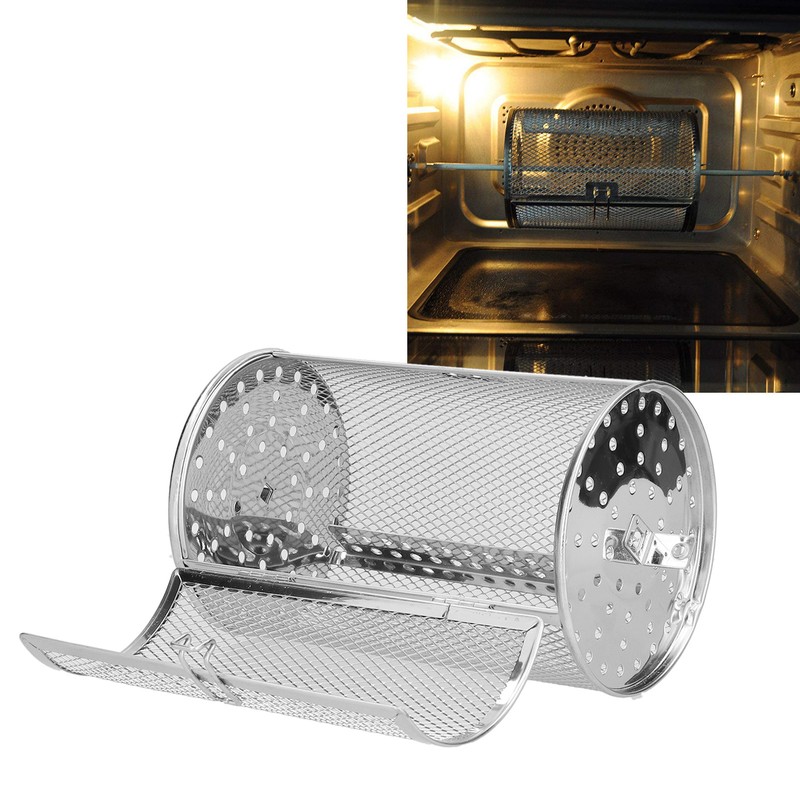 360 Degree Rotatable Fryer Basket Stainless Steel Baking Tool for