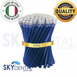 Sky Choice up to 4500 Dental Saliva Ejectors Suction Ejector Blue Clear tips Made in Italy - 4500 (Free 2-Day Delivery)