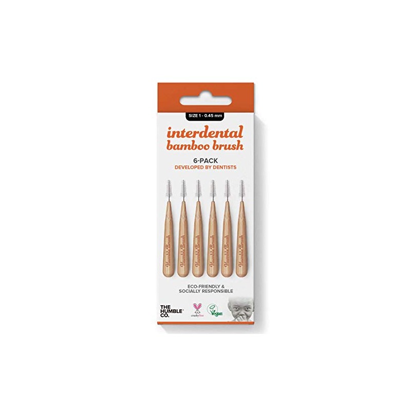 The Humble Co. Interdental Brush - Bamboo Handle - Medium
