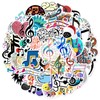 60Pcs Music note stickers for Skateboard,Guitar,Laptop,Water Bottle，Helmet,Scrapbook,Luggage,Bumper,Computer,Trendy Music Sticker,Aesthetic Music