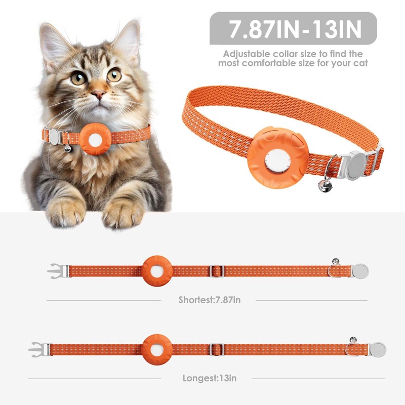 Cat Tracker, No Subscription, Cat GPS Tracker(iOS Only), Waterproof Pet