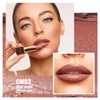 Oulac Matte Lipstick with Metallic Shine, Comfortable Creamy Texture, Smooth