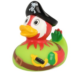 3 Inch Pirate Parrot Rubber Duck Bath Toy, Collectable, Fun for All Ages, Auto Dash Decoration, Crusing Vacation Gift, Party Favors, Office, School, Home
