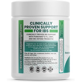 Layer Origin PureHMO IBS Support - Clinically Tested Super Prebiotic + Probiotic for IBS - Strengthen Gut Barriers and Restore Your Gut Functions