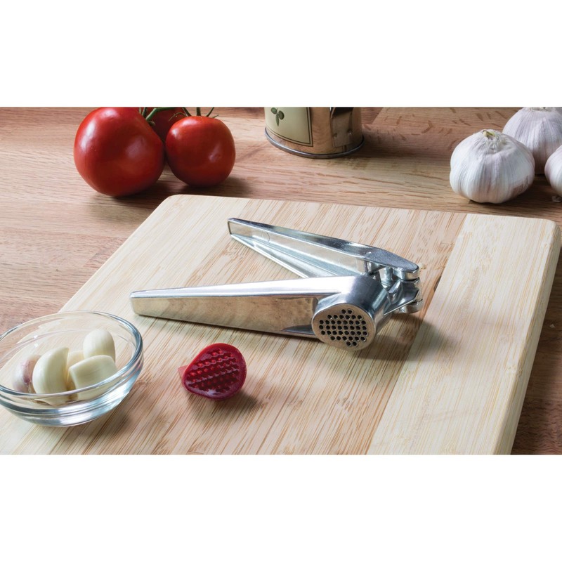 Fantes No-Peel, Self Cleaning Garlic Press, 6.25 x 1-Inches, the
