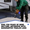 2 5/16 Ball Hitch Lock,Heavy Duty Trailer Tongue Coupler Lock
