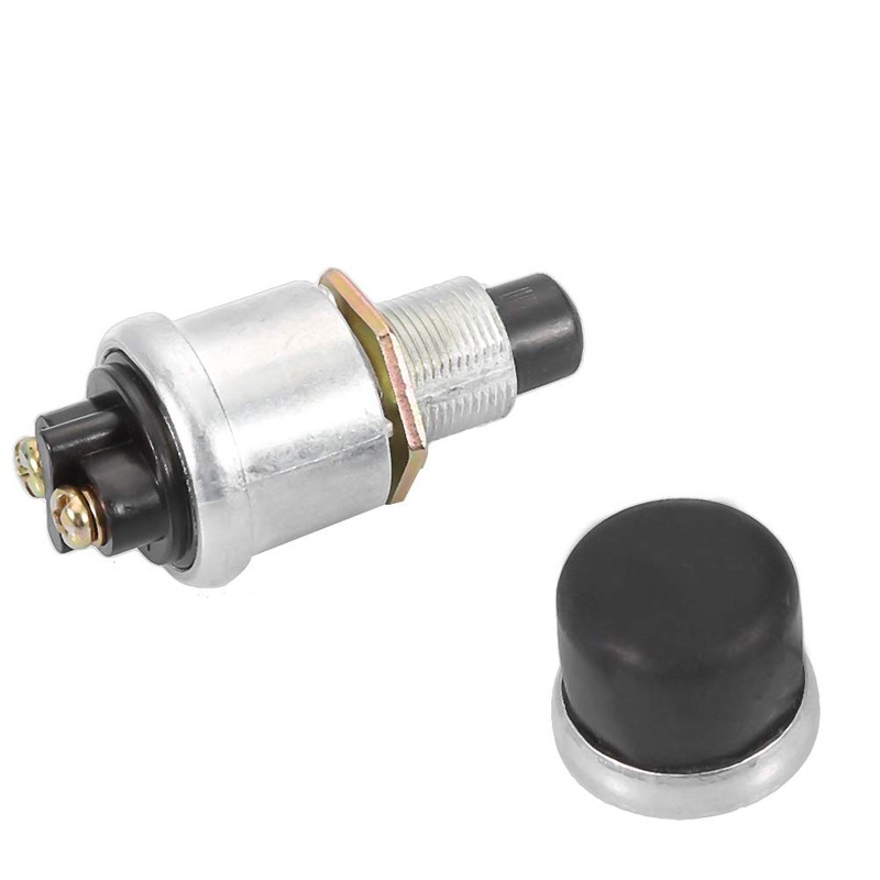 Horn Button Push Switch, 2Pin 12V 20A Waterproof Switch Push