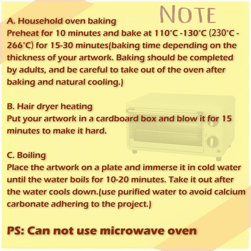 ReArt Polymer Oven-Bake Doll Clay, Non Toxic 1.1Lbs Premium, Non
