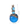 Kichvoe Resin Decorative Potion Bottle Figurine Shiny Mermaid Design for