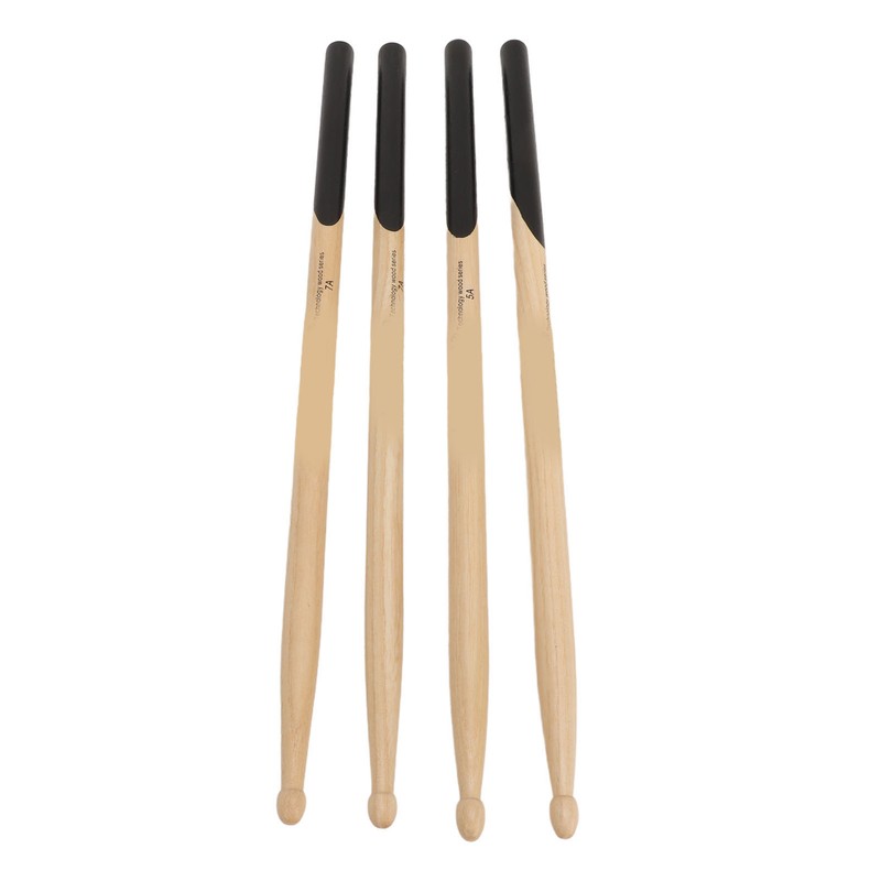 2 Pairs Drum Mallet 5A 7A Wood Drumstick Wooden Drum