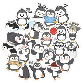 HDGSAFD 92 Penguin Stickers, Creative Cartoon Stickers, DIY Cup Notebook Scrapbook Stickers, Funny Stickers