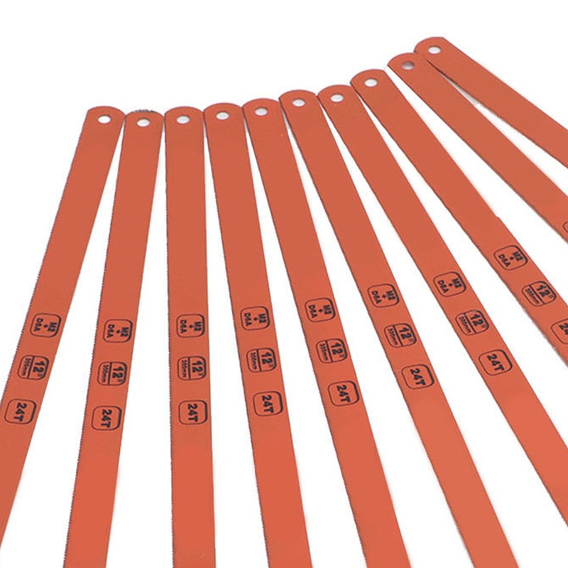 10 Pcs Hacksaw Blade 12 Inch 24 Teeth Strong Toughness