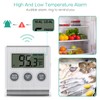 ORIA Refrigerator Thermometer, Digital Fridge Thermometer with High Low Temperature