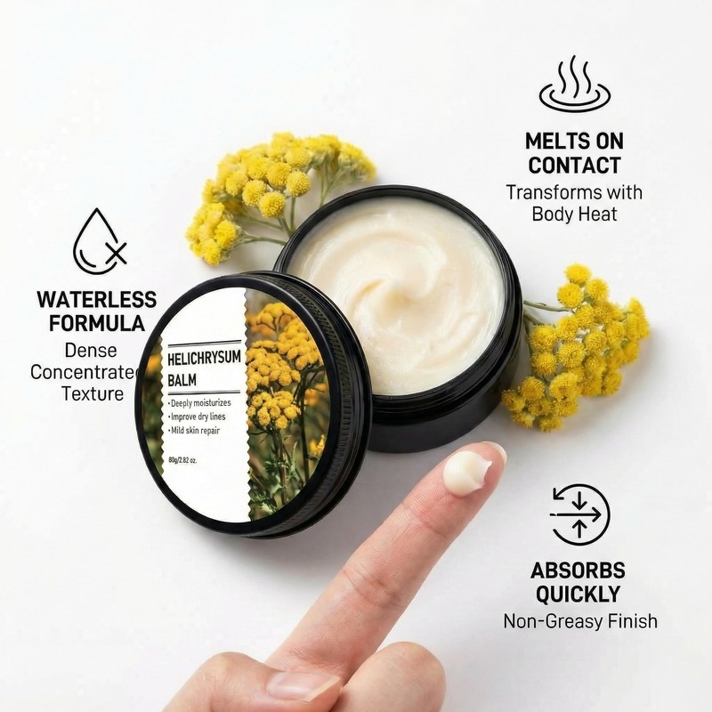 Grospe Helichrysum Balm with Essential Oil for Face & Body,