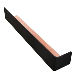 300mm Black Woodgrain Fascia Corner