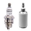 Hippotech Carburetor with Air Filter Fuel Line Filter for Husqvarna