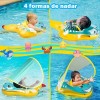 TAIMEI Flotador Bebé 8-15 Kg Niño 3 Meses-6años Salvavidas Inflable