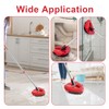 2 Pcs FUNCYboo Spin Mop Scrub Brush, Mop Scrubber Spin